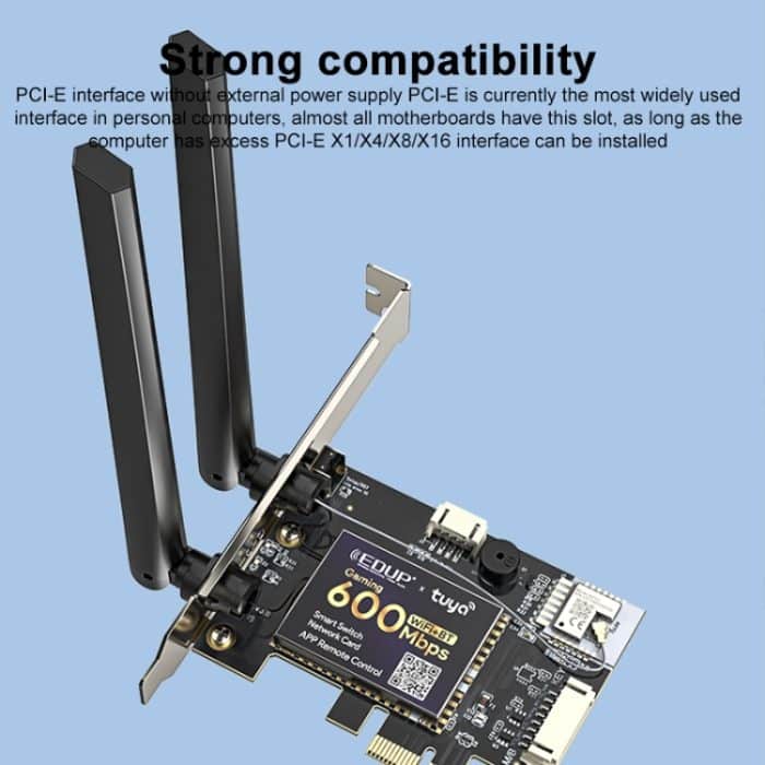 EDUP AC600SW 600 Mbit/s ferngesteuerte Netzwerkkarte zum Ein- und Ausschalten des Computers – Bild 4