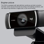 Logitech C922 HD 1080P Autofokus-Webcam mit 2 omnidirektionalen Mikrofonen – Bild 4