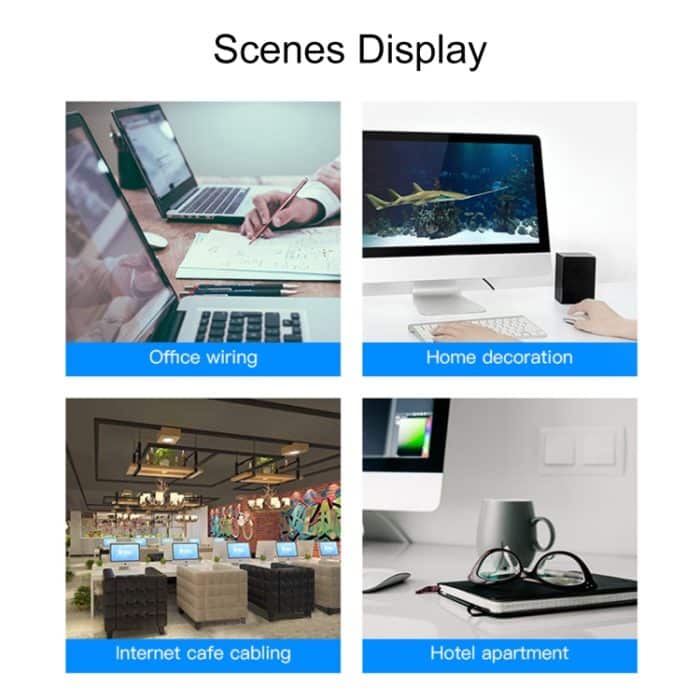 RJ45 männlich an weiblicher Konverter Gerade Verlängerungsadapter für CAT5 CAT6 LAN Ethernet-Netzwerkkabel – Bild 6