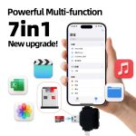 7-in-1-Kartenleser USB + Typ-C + 8-polig + TF-Karte + SD-Karte + Kopfhöreradapter – Bild 2