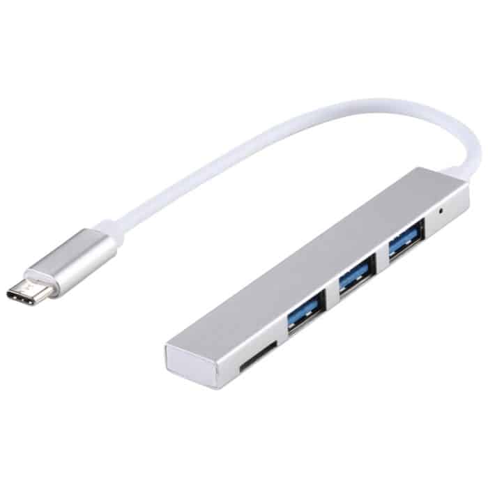 T-818 TF + 3 x USB 3.0 auf USB-C / Typ-C HUB-Adapter – Bild 1