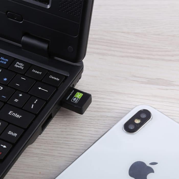 AC600Mbps 2,4 GHz & 5 GHz Dualband USB 2.0 WiFi Free Drive Adapter Externe Netzwerkkarte – Bild 11