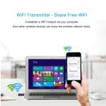 AC600Mbps 2,4 GHz & 5 GHz Dualband USB 2.0 WiFi Free Drive Adapter Externe Netzwerkkarte – Bild 9