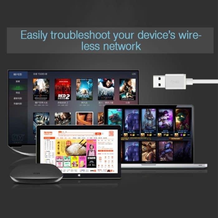 Aluminium Shell 3 USB3.0-Anschlüsse HUB + USB3.0 Gigabit-Ethernet-Adapter – Bild 6