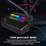 HXSJ TSP202 RGB-Beleuchtung Biegbares USB-Voice-Chat-Videokonferenzmikrofon – Bild 10