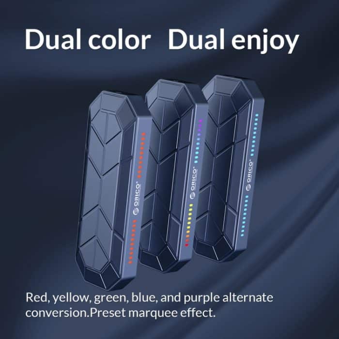 Orico M2VG01-C3 RGB M.2 NVME SSD-Gehäuse – Bild 5