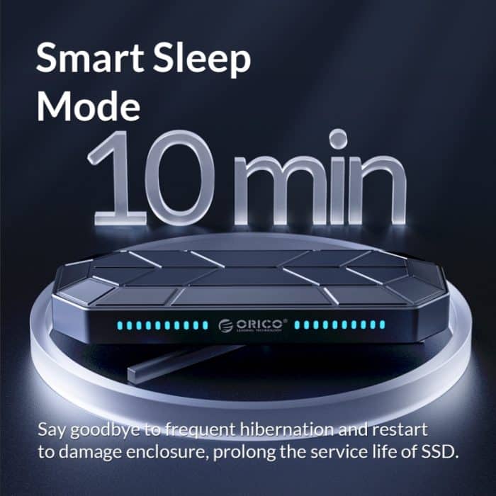 Orico M2VG01-C3 RGB M.2 NVME SSD-Gehäuse – Bild 6