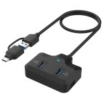 Onten OTN-UCA2310 4 in 2 USB-C / Typ-C + USB3.0 4-Ports HUB-Dockingstation