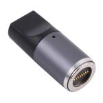 USB-C / Typ-C-weibliche bis 8-pin-magnetische DC-Rundkopf-freier Steckerladadapter