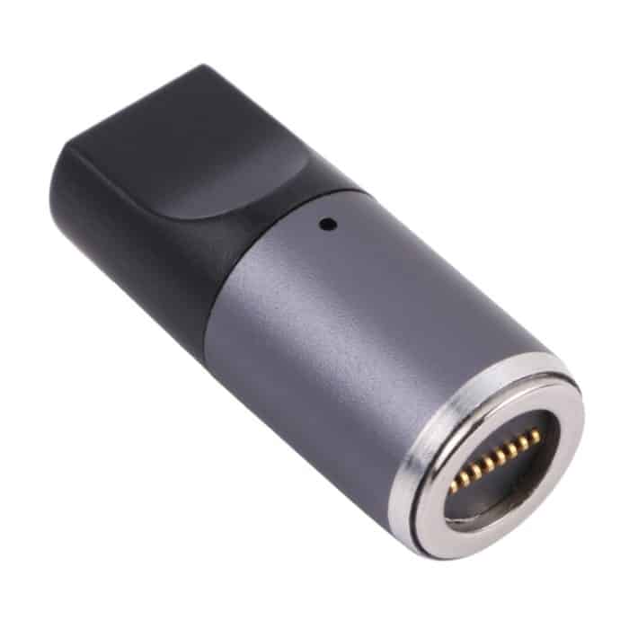PC6731.jpg USB-C / Typ-C-weibliche bis 8-pin-magnetische DC-Rundkopf-freier Steckerladadapter – Bild 1