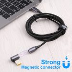 USB-C / Typ-C-weibliche bis 8-pin-magnetische DC-Rundkopf-freier Steckerladadapter – Bild 6