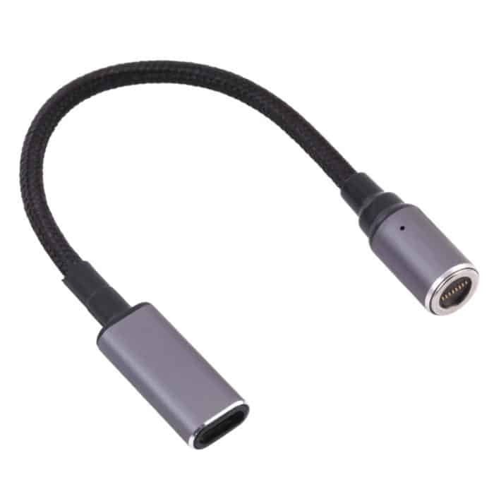 USB-C / Typ-C-weibliche bis 8-polige magnetische DC-Rundkopf-freies Plug-Ladeadapterkabel – Bild 1