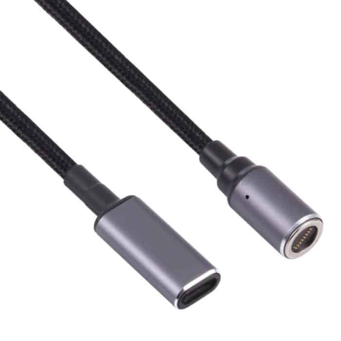 USB-C / Typ-C-weibliche bis 8-polige magnetische DC-Rundkopf-freies Plug-Ladeadapterkabel – Bild 2