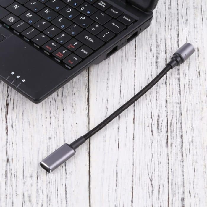 USB-C / Typ-C-weibliche bis 8-polige magnetische DC-Rundkopf-freies Plug-Ladeadapterkabel – Bild 4