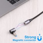USB-C / Typ-C-weibliche bis 8-polige magnetische DC-Rundkopf-freies Plug-Ladeadapterkabel – Bild 5
