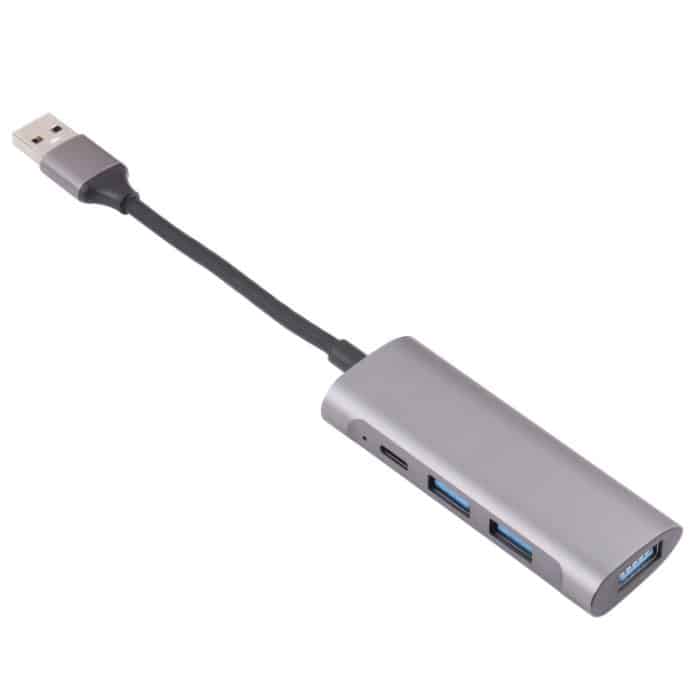 U-811 4 in 1 USB 3,0 bis 3 USB 3.0 + USB-C / Typ-C-Anschlüsse Hub-Dockingstation – Bild 4