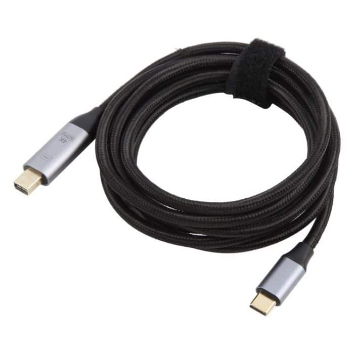 PC6790.jpg USB-C / Typ-C-Stecker auf 4K 60Hz Mini DP-Stecker-Adapterkabel, Länge: 1,8m – Bild 1