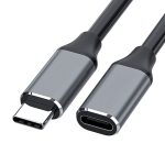 USB-C / Typ-C-Stecker an USB-C / Typ-C-weibliches Adapterkabel, Kabellänge: 50 cm