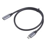 USB-C / Typ-C-Stecker an USB-C / Typ-C-weibliches Adapterkabel, Kabellänge: 50 cm – Bild 2