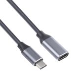 USB-C / Typ-C-Stecker an USB-C / Typ-C-weibliches Adapterkabel, Kabellänge: 1m – Bild 3
