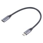 USB-C / Typ-C-Stecker an USB-C / Typ-C-weibliches Adapterkabel, Kabellänge: 25cm – Bild 2