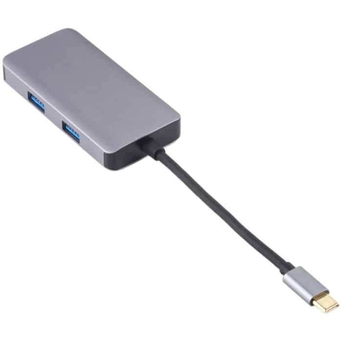 5 In 1 Dual USB 3.0 + CF + TF + SD Multifunktions-USB-C-OTG-Kartenleser – Bild 4