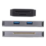 5 In 1 Dual USB 3.0 + CF + TF + SD Multifunktions-USB-C-OTG-Kartenleser – Bild 5