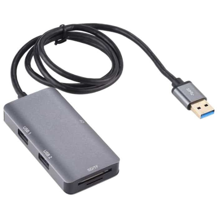 PC6802.jpg 5 In 1 Dual USB 3.0 + CF + TF + SD Multifunktions-USB 3.0-Kartenleser – Bild 1
