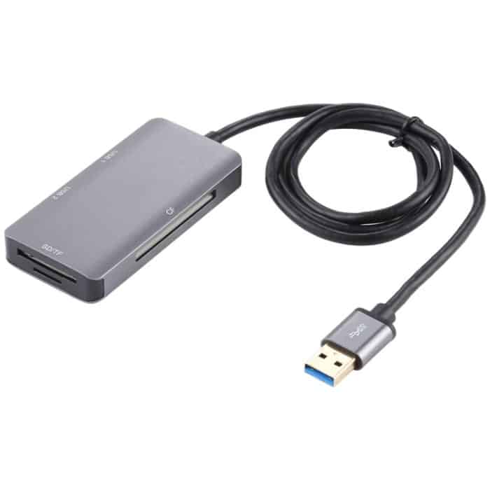 5 In 1 Dual USB 3.0 + CF + TF + SD Multifunktions-USB 3.0-Kartenleser – Bild 2