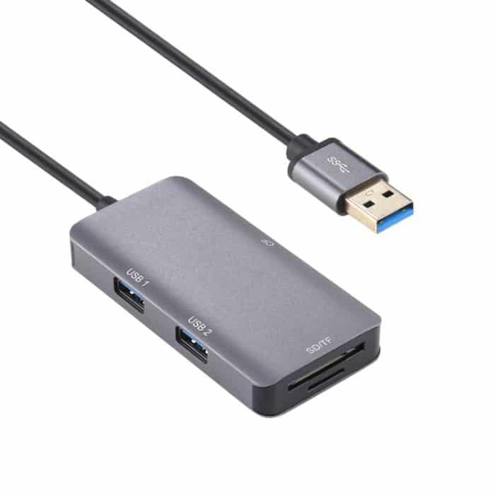 5 In 1 Dual USB 3.0 + CF + TF + SD Multifunktions-USB 3.0-Kartenleser – Bild 3