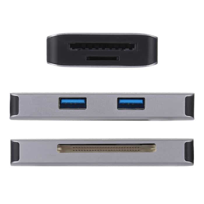5 In 1 Dual USB 3.0 + CF + TF + SD Multifunktions-USB 3.0-Kartenleser – Bild 4