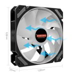 COOLMOON 12 Einfarbige RGB-Lichter Fernbedienung Kühler Computergehäusekühler, CM-JOY-B – Bild 2