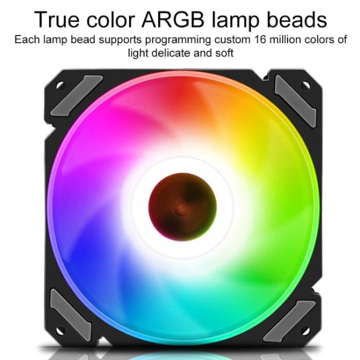 COOLMOON 12 Einfarbige RGB-Lichter Fernbedienung Kühler Computergehäusekühler, CM-JOY-B – Bild 4