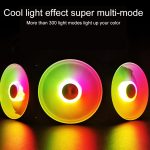 COOLMOON 12 Einfarbige RGB-Lichter Fernbedienung Kühler Computergehäusekühler, CM-JOY-B – Bild 7