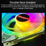 COOLMOON AS2 PWM-gesteuerter Lüfter, 12 cm Dual-Apertur-Computer-Wasserkühlung, ARGB-Gehäuselüfter, CM-AS2 – Bild 5