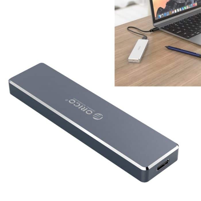 ORICO PCM2-C3 M.2 M-Key zu USB 3.1 Gen2 USB-C/Typ-C Push-Top-Solid-State-Laufwerksgehäuse, maximale Unterstützungskapazität: 2 TB – Bild 1