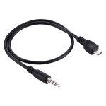 3,5-mm-Stecker auf Micro-USB-Stecker, Audio-AUX-Kabel, Länge: ca. 40 cm, Micro USB 40cm – Bild 2