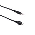 3,5-mm-Stecker auf Micro-USB-Stecker, Audio-AUX-Kabel, Länge: ca. 40 cm, Micro USB 40cm – Bild 3