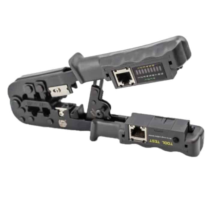 TLN568CR Multifunktionales Crimpwerkzeug für Netzwerktelefone mit doppeltem Verwendungszweck und Testzange – Bild 1