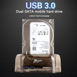 2,5 / 3,5-Zoll-USB3.0-Dual-SATA-Festplattengehäuse mit HUB- und OTB-Funktion, maximale Unterstützungskapazität: 16 TB – Bild 16