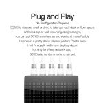 Tenda SG105 Mini 5 Ports 1000 Mpbs Schneller Gigabit-Ethernet-Netzwerk-Switch LAN HUB – Bild 9