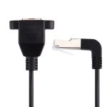 30 cm RJ45-Stecker auf RJ45-LAN-Verlängerungskabel gebogen – Bild 3