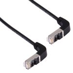 1 m RJ45-Stecker nach unten gebogen auf RJ45-Stecker nach unten gebogen Netzwerk-LAN-Kabel – Bild 4