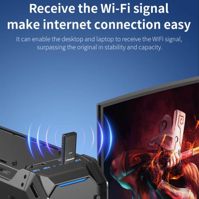 COMFAST CF-970 AX 3000 Mbit/s Dualband-Wireless-Netzwerkkarte WiFi 6 USB-Adapter – Bild 11