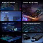 COMFAST CF-970 AX 3000 Mbit/s Dualband-Wireless-Netzwerkkarte WiFi 6 USB-Adapter – Bild 6