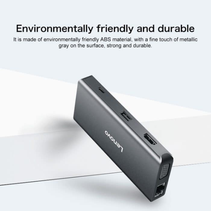 Dockingstation des Lenovo LX0801 Pro Typ C / USB-C-Netzwerkkabel-Schnittstellenkonverters – Bild 7