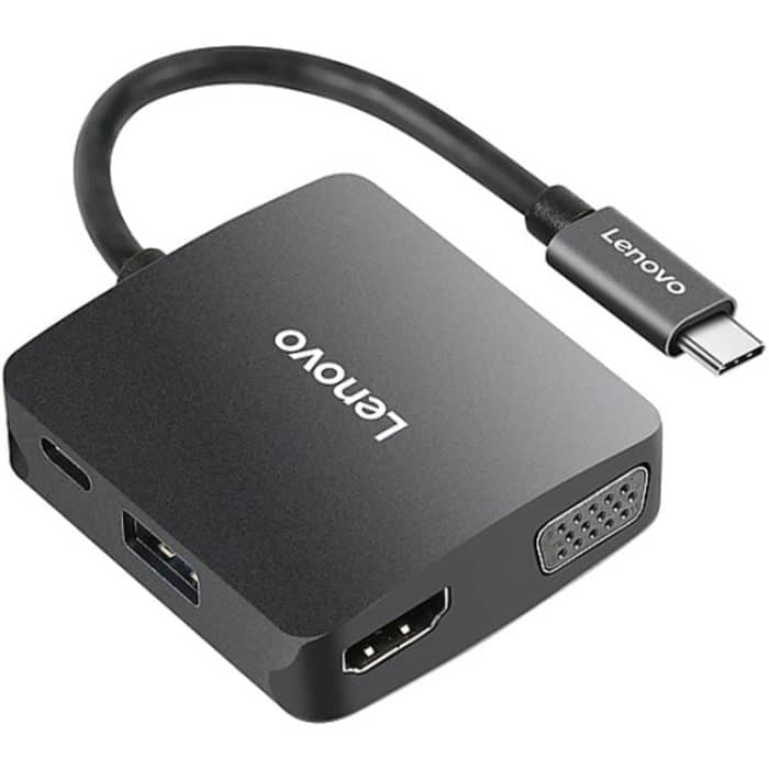 Lenovo C06 6 In 1 Dockingstation für Universal-Konverter vom Typ C / USB-C zu HDMI / VGA – Bild 2