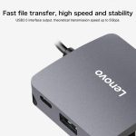 Lenovo C06 6 In 1 Dockingstation für Universal-Konverter vom Typ C / USB-C zu HDMI / VGA – Bild 5