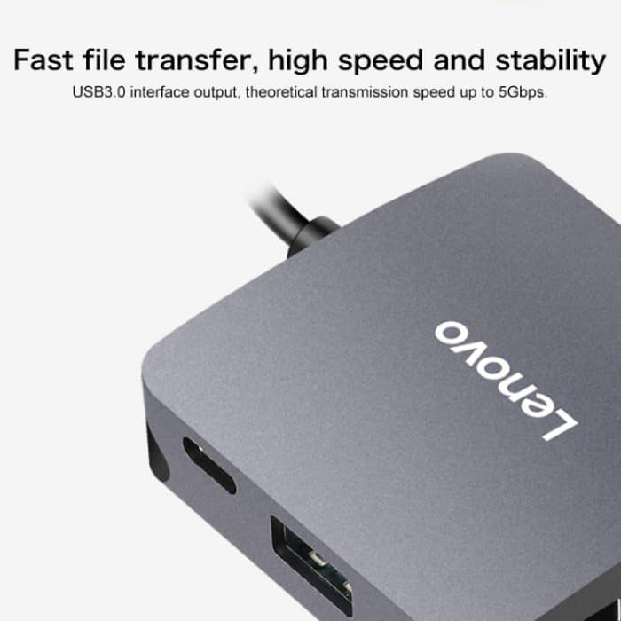 Lenovo C06 6 In 1 Dockingstation für Universal-Konverter vom Typ C / USB-C zu HDMI / VGA – Bild 5