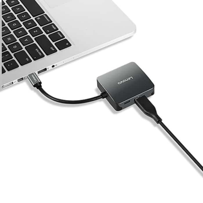 Lenovo C06 6 In 1 Dockingstation für Universal-Konverter vom Typ C / USB-C zu HDMI / VGA – Bild 10